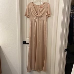 Champagne Bridesmaid Dress